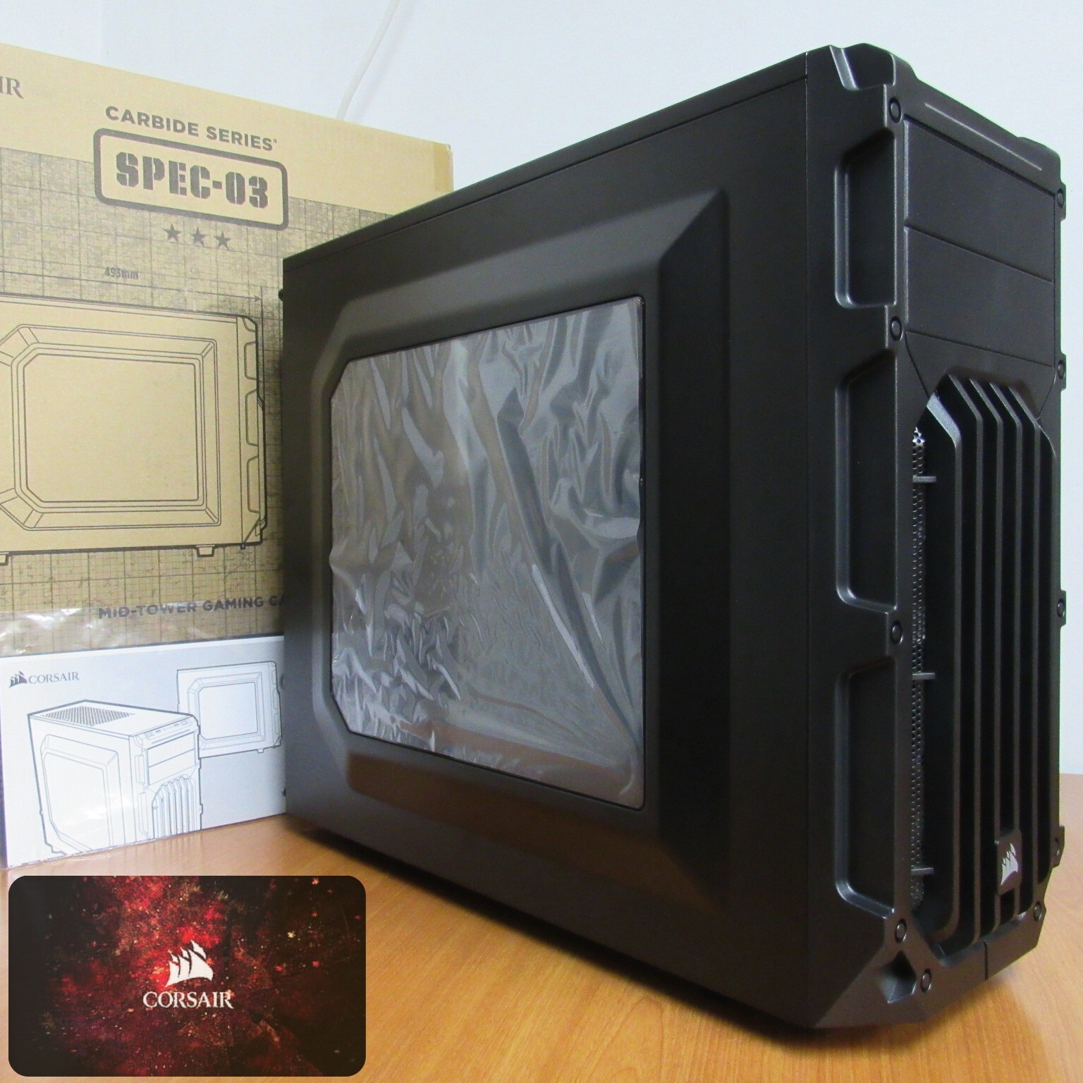 New Corsair Carbide Series SPEC-03 ATX Mid-Tower Case with Windowed Side Panel