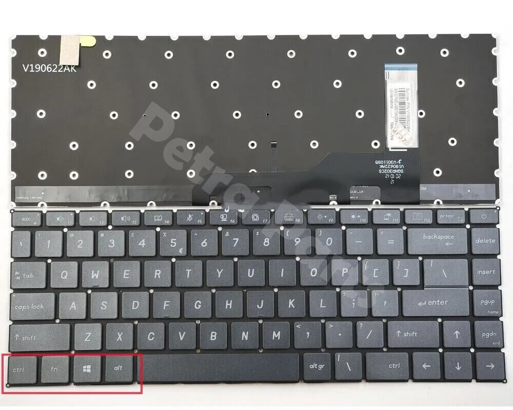 FOR MSI Modern 15 MS-14C1 MS-14C2 MS-1551 Keyboard Backlit US
