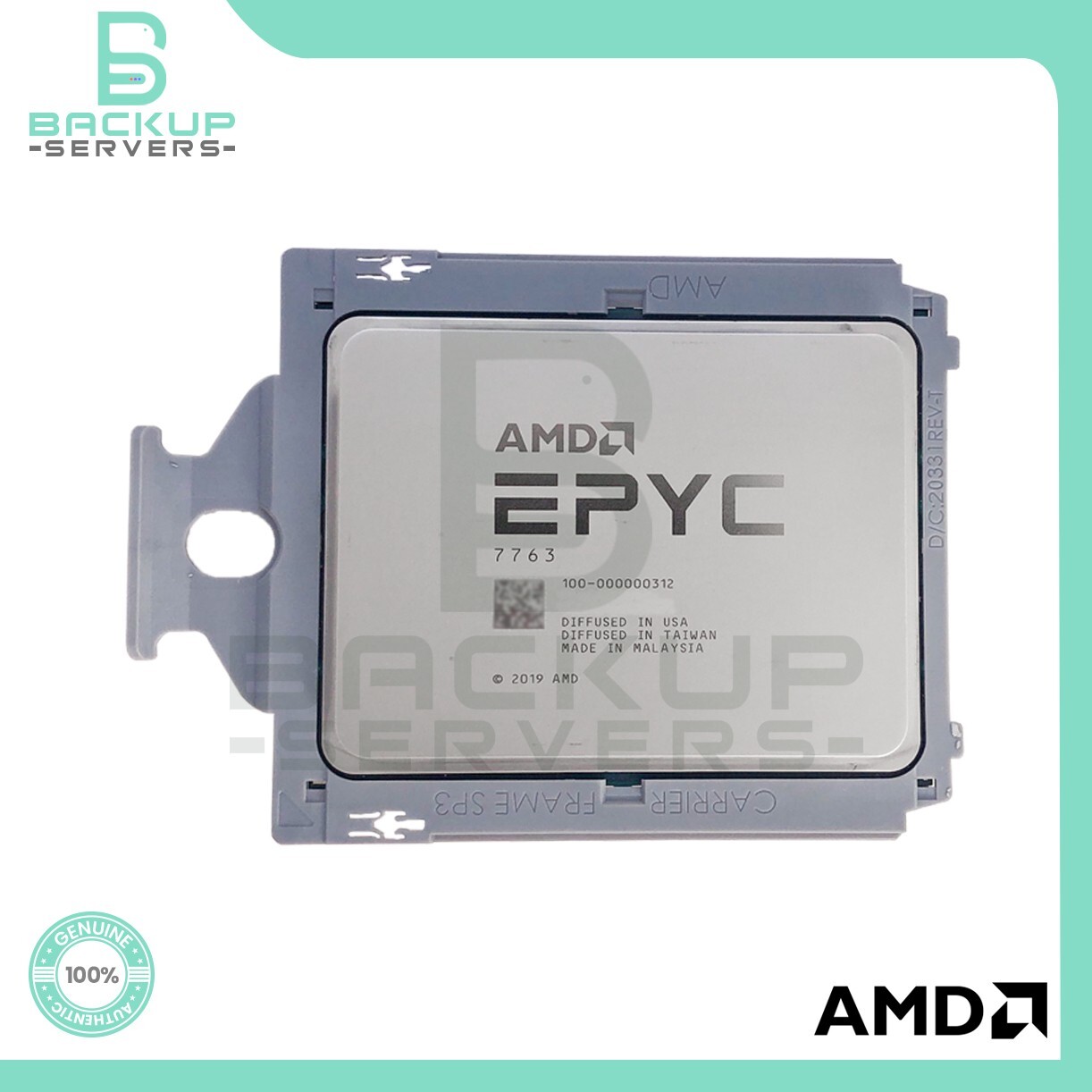 AMD EPYC 7763 64-Core 2.45GHz SP3 256MB 280W Processor *UNLOCKED* 100-000000312