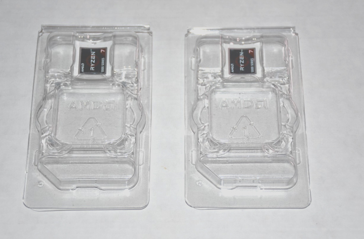 Two Genuine AMD Ryzen OEM CPU Protect Case For Scoket AM4, AM5. AM3, AM2. AM2+