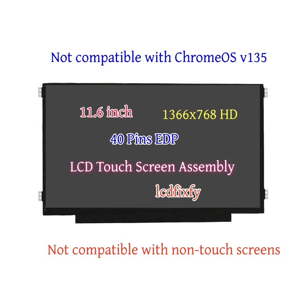 For HP Chromebook 11 G9 EE For Dell Chromebook 3100 3110 HD LCD Touch Screen