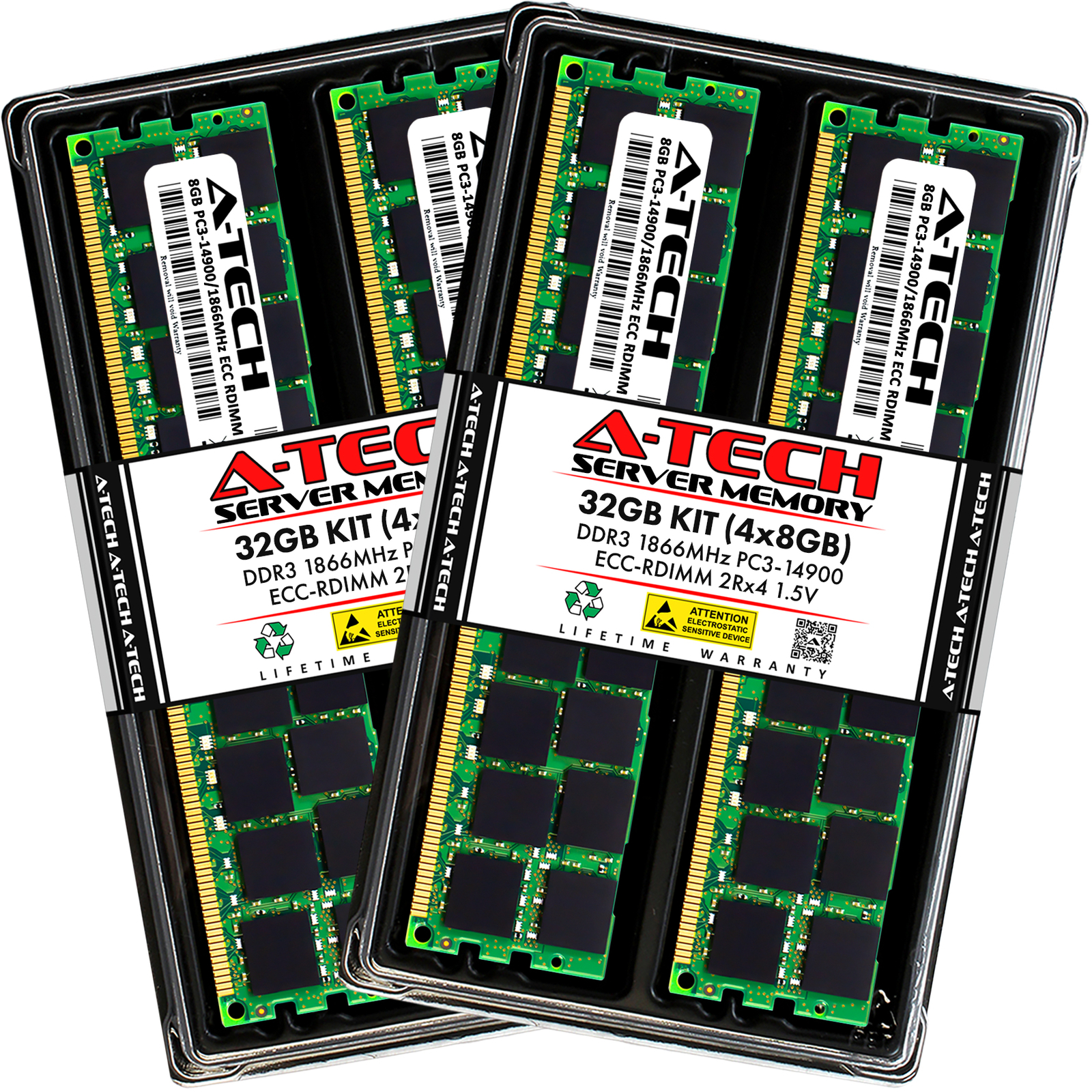 32GB 4x 8GB PC3-14900R RDIMM ASUS RS700-E7/RS4 RS700-X7-PS4 Memory RAM