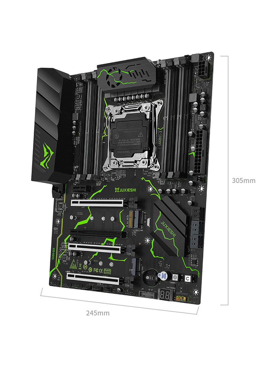 Machinist X99 MR9S LGA2011-3 Motherboard DDR4 2400mhz ECC =None ECC E5 2600v3v4