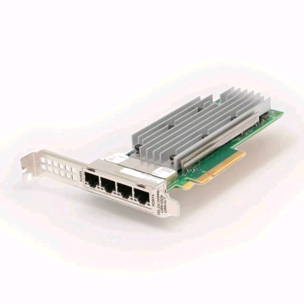 10GB 4 Port Network Card Dell 33M0K QLogic QL41164 Full Height Network Adapter