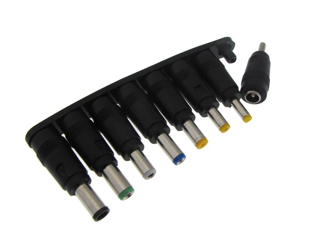 8 In 1 Power Barrel Jack Plug Universal DC Socket Changer 1.35/3.5 to 4.4/6.0