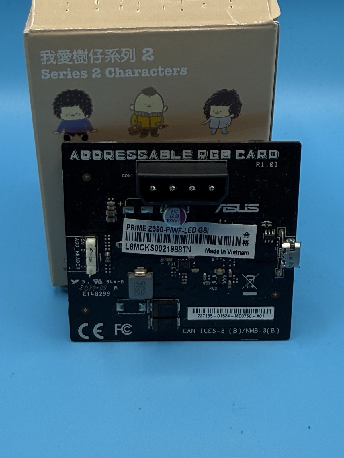 ASUS Z390-P WF-LED GSI Addressable RGB Card , ORIGINAL