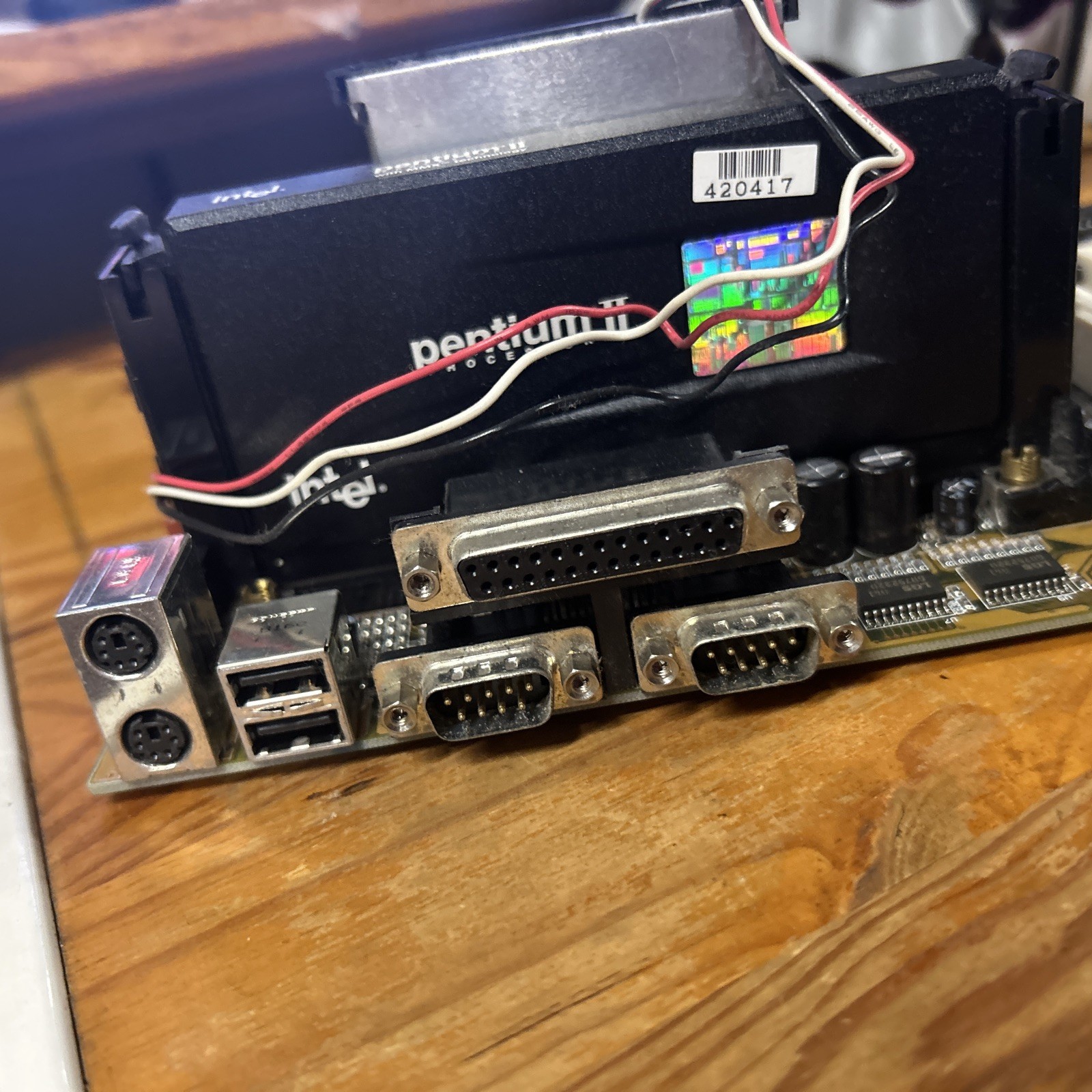 Slot 1 ATX Intel 440LX AGP ISA PCI SIMM SDRAM Biostat M6TLC Working Tested PII