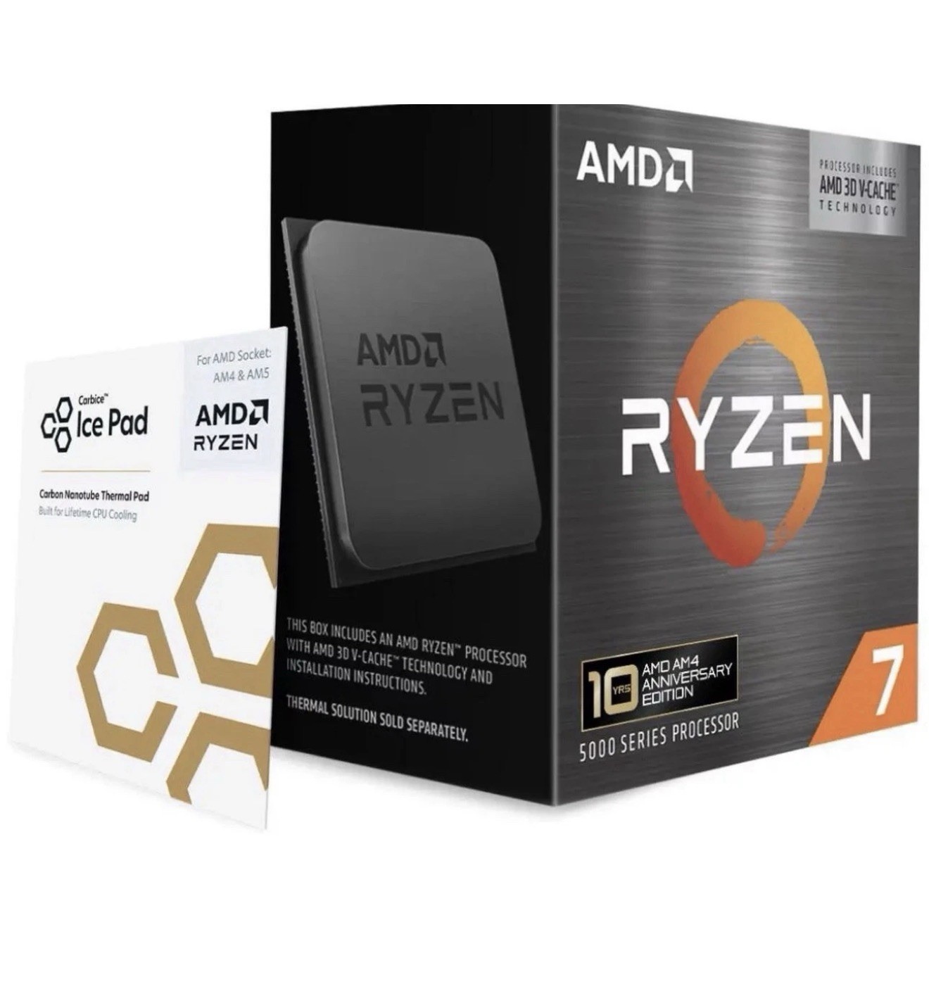 New 10th Anniversary Limited Edition AMD Ryzen 7 5800X3D 8-core 16-Thread CPU