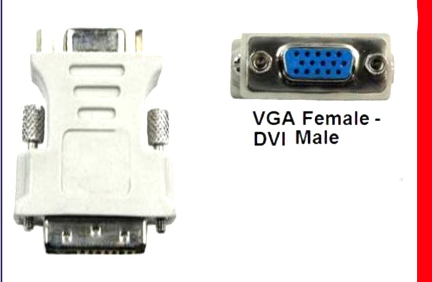 New Dell DVI to VGA Video Adapter Converter✔️DVI Female to VGA Female✔️USSHIPPER
