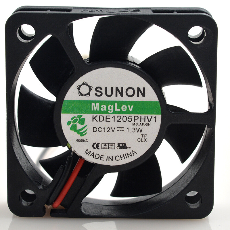 1pc SUNON KDE1205PHV1 5015 5cm 12V 1.3W 2-wire Cooling Fan