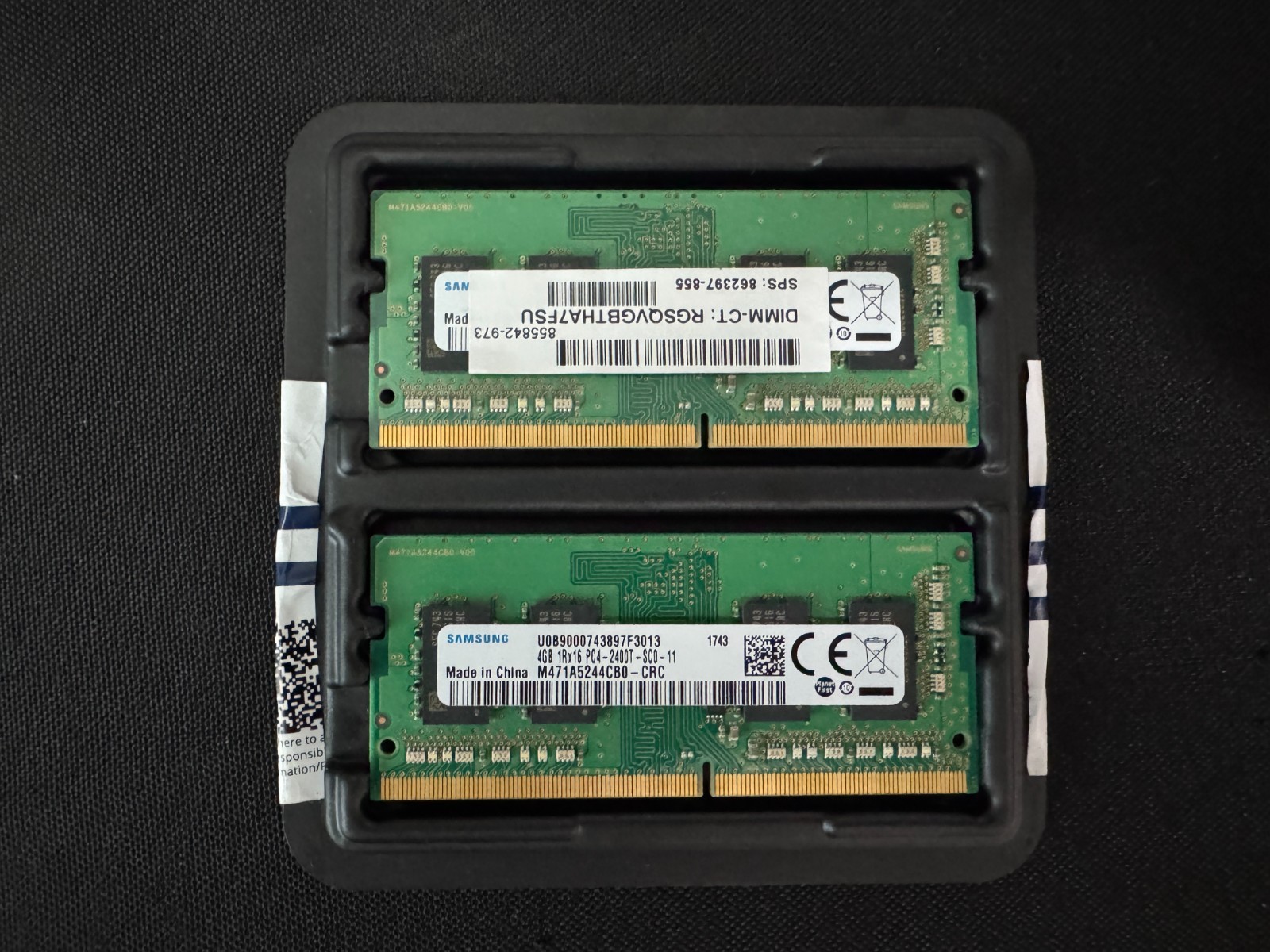 Samsung 8GB (2x4GB) DDR4 2400MHz PC4-19200 (PC4-2400T)