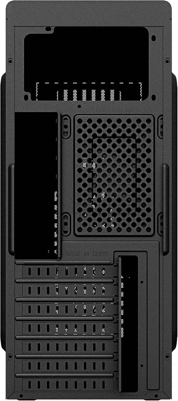 T6 ATX Mid Tower Computer PC Case, Pre-Installed 120Mm Fan, 5.25 ODD, USB 3.0, P