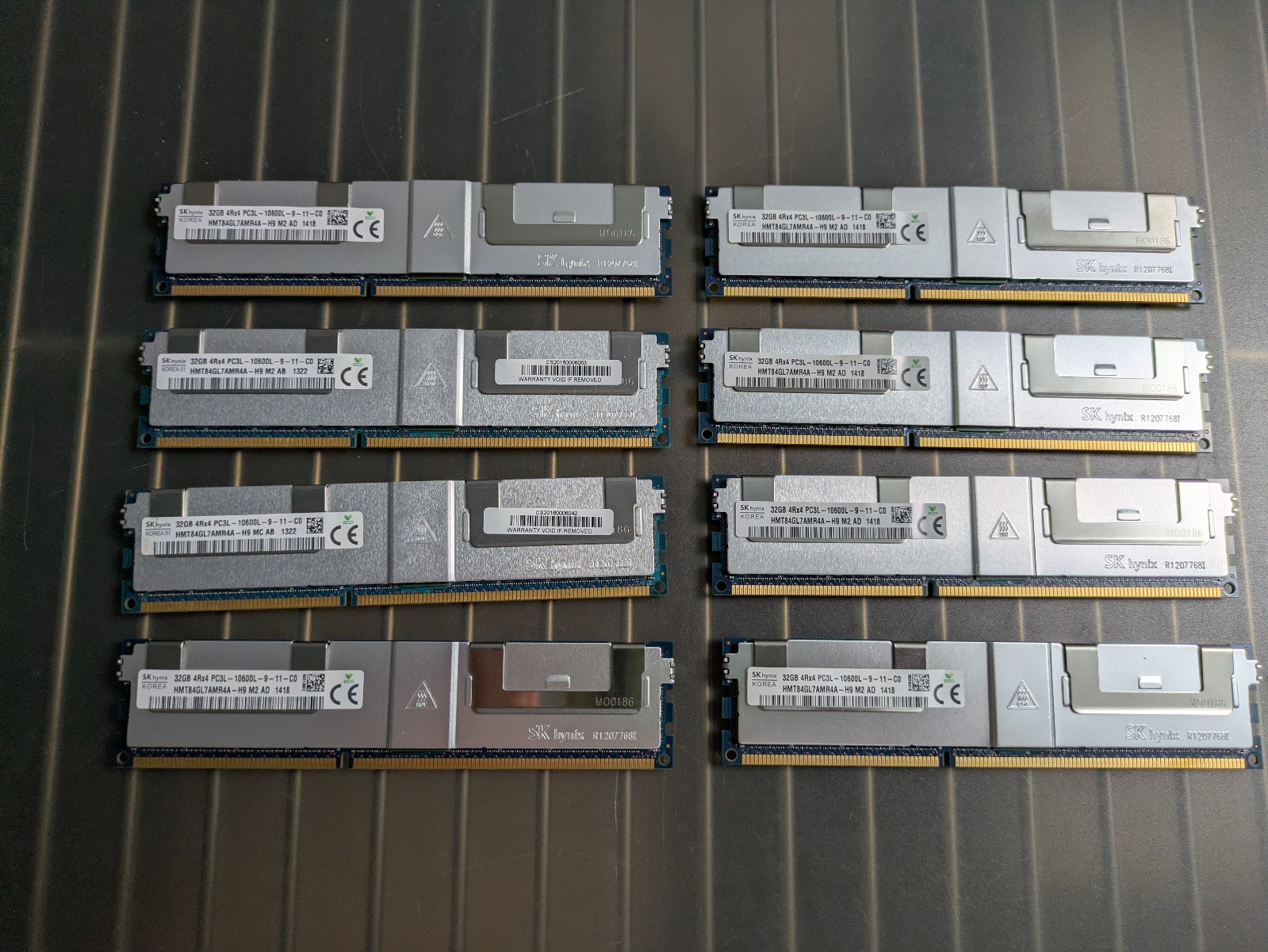 Hynix 256GB (8x32GB) 4Rx4 PC3L-10600L Server Memory DDR3 HMT84GL7AMR4A