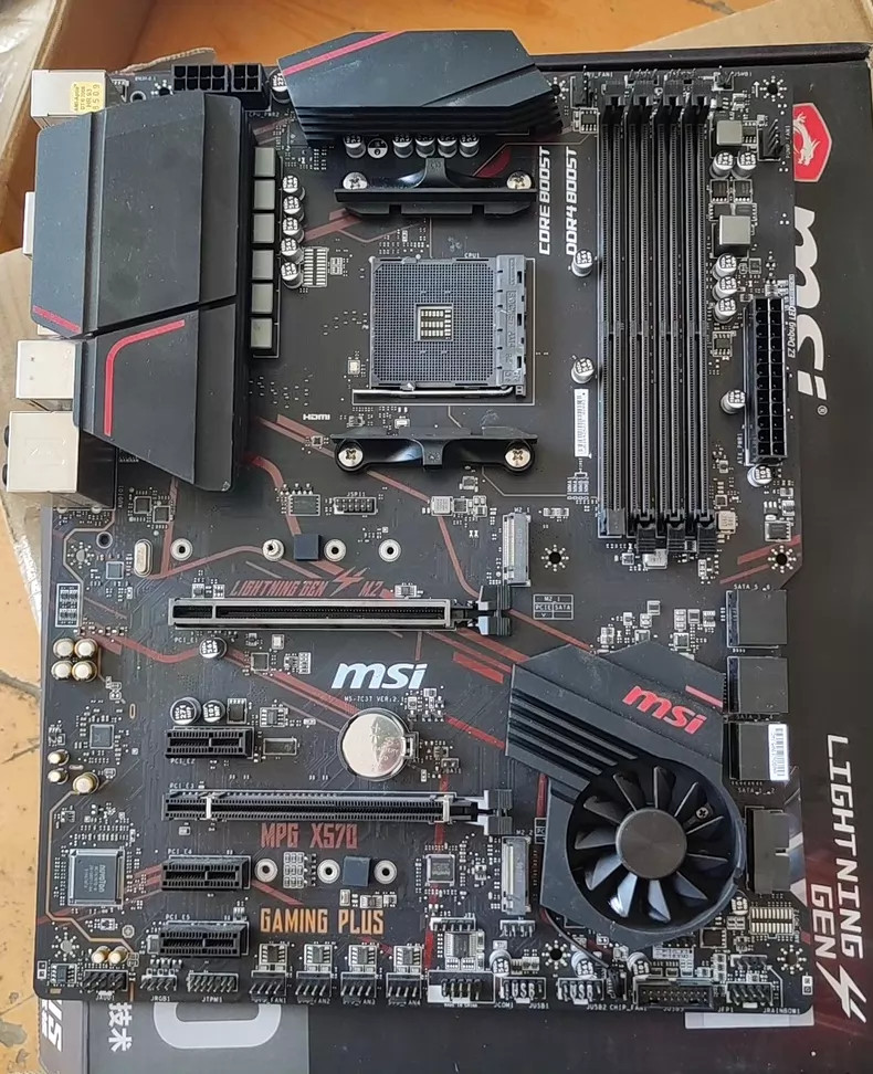 MSI MPG X570 GAMING PLUS AMD AM4 SATA 6Gb/s M.2 USB 3.2 Gen 2 ATX Motherboard
