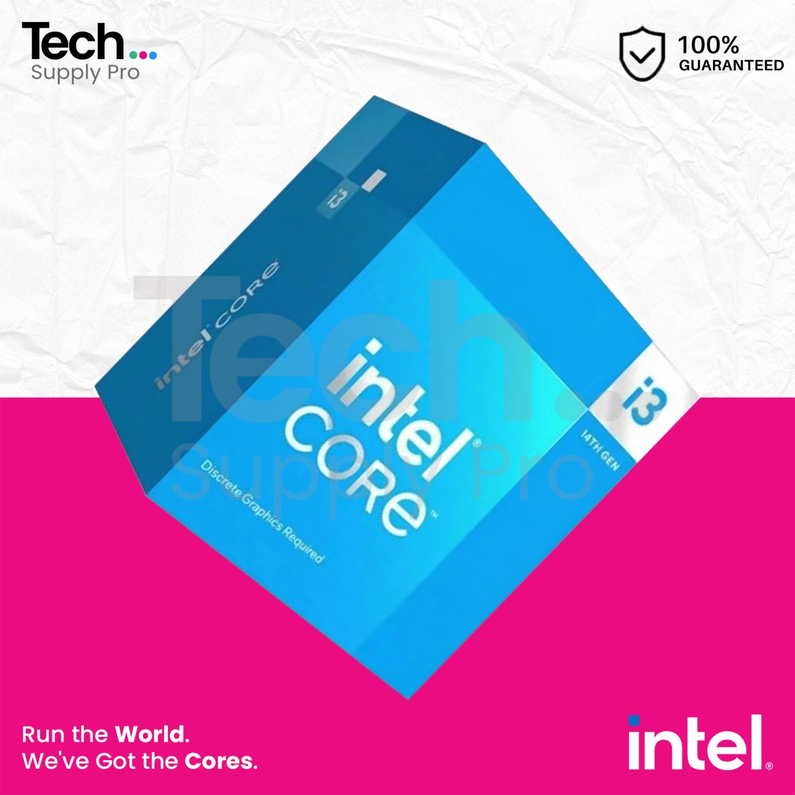 BX8071514100F Intel Core i3-14100F 4-Core 3.50GHz 12MB 58W FCLGA1700 Processor