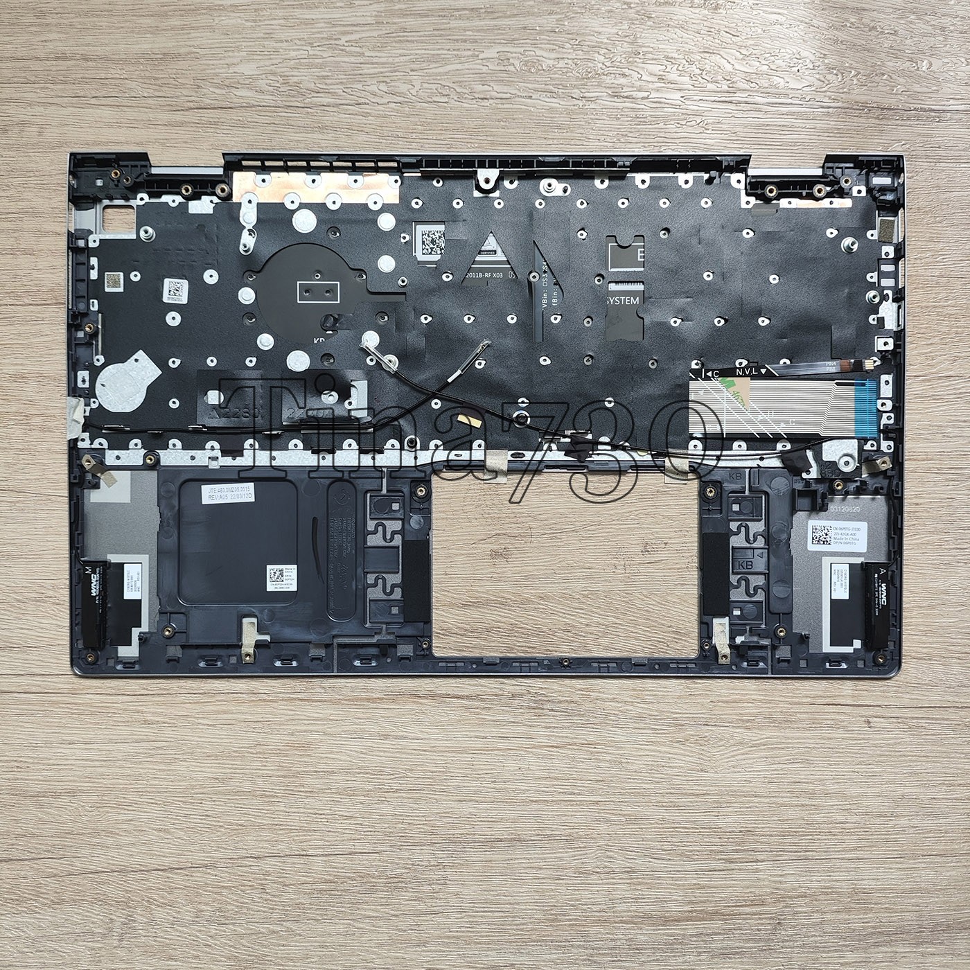 New For Dell Inspiron 15 Pro 5510 5515 Palmrest Backlit Keyboard Cover 06P0TG