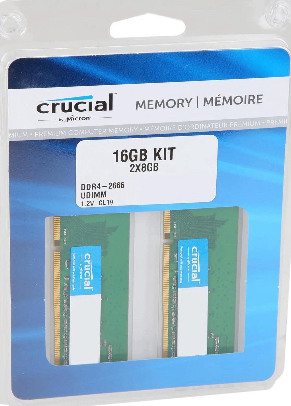 Crucial 16GB (2x8GB) CT8G4DFS8266 DDR4 memory kit – 2666 MHz – Perfect Condition