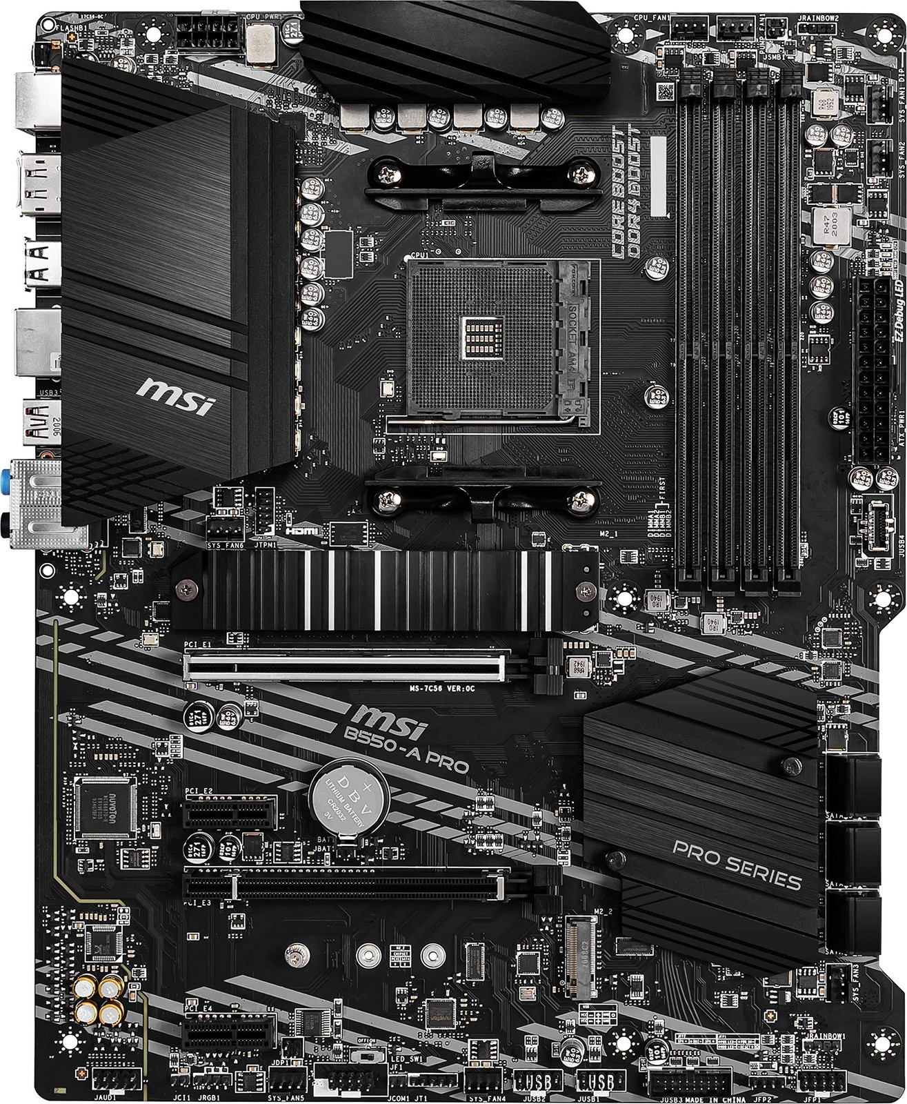 MSI B550-A PRO ProSeries ATX Motherboard AMD Ryzen 5000 4000 3000 DDR4 New