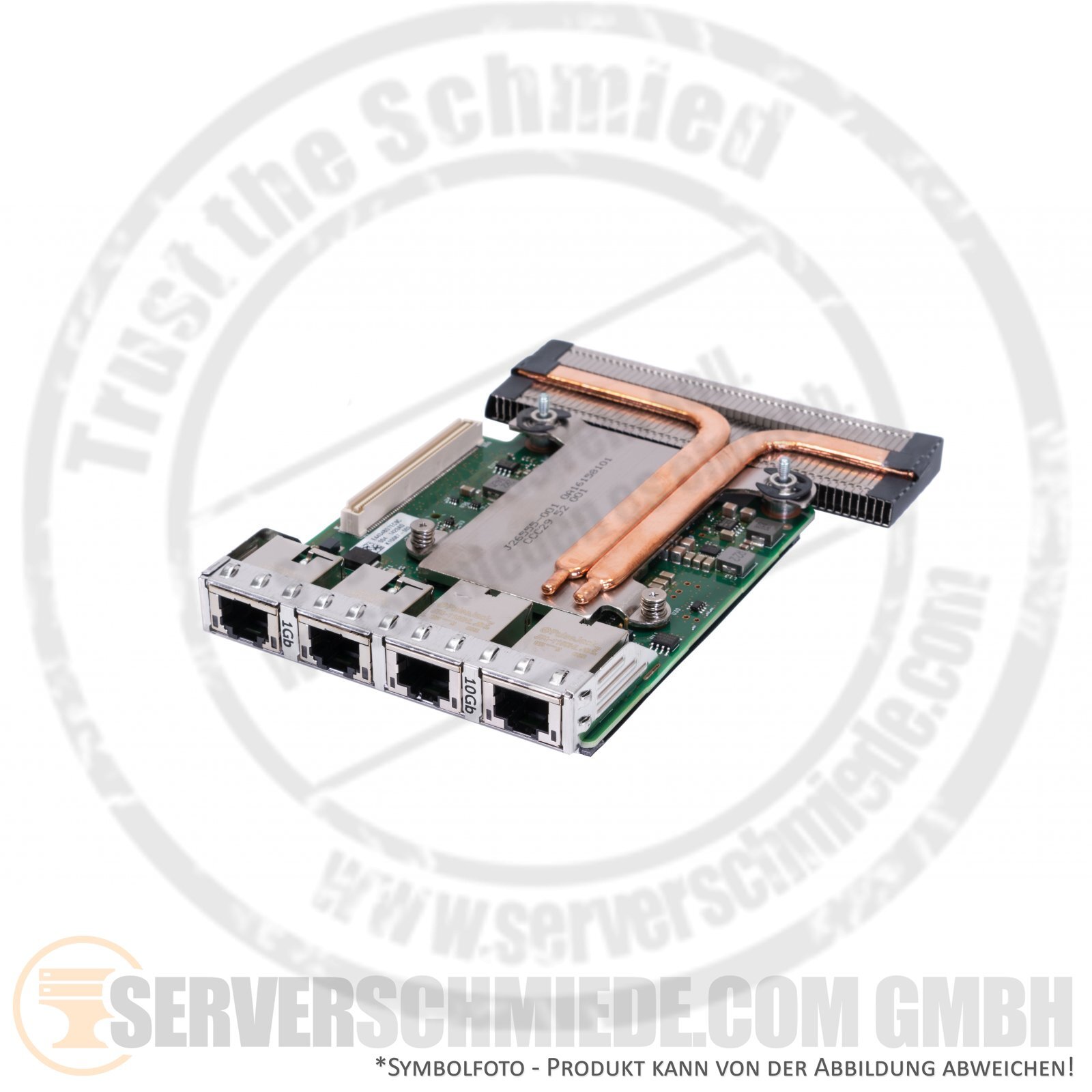 Dell Intel Quad Port 2x 10GbE X550-T2 + 2x 1GbE i350-T2 Ethernet Network Daughte
