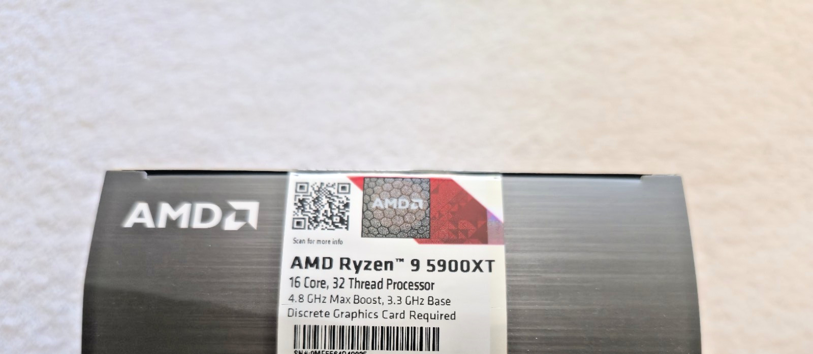 AMD Ryzen™ 9 5900XT 16 Core – 32 Thread Unlocked Desktop Processor