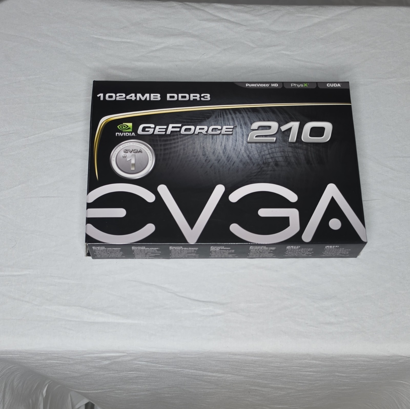 EVGA NVIDIA GeForce 210 1GB DDR3 PCIe x16 Low Profile DVI VGA S-Video