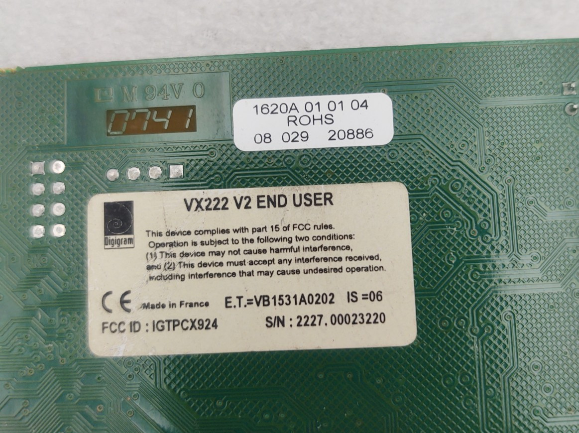 Digigram VX222v2 VB1531A0202 – FAST SHIPPING