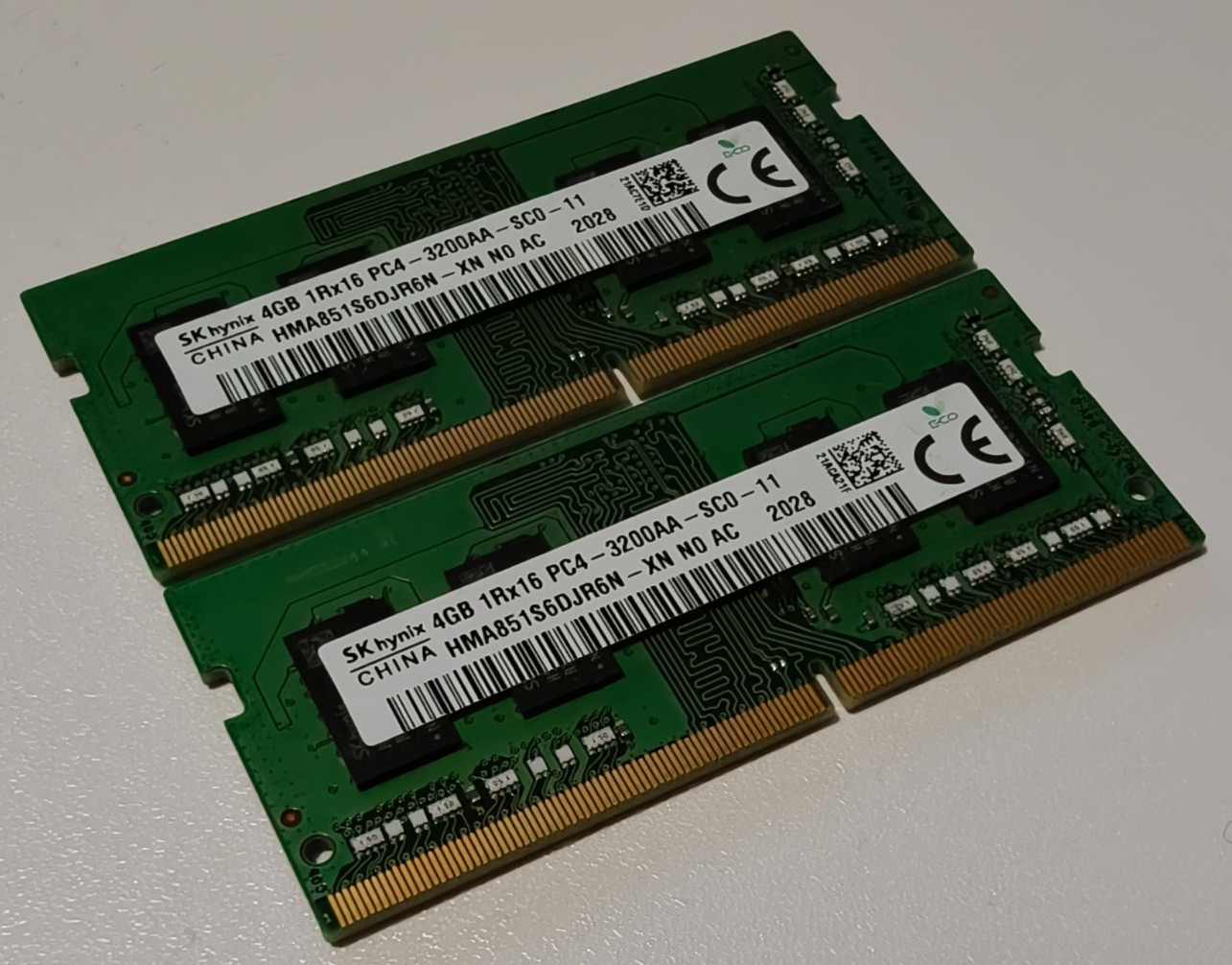 SK Hynix 8GB(2x4GB) PC4-3200AA HMA851S6DJR6N DDR4 Laptop Memory RAM