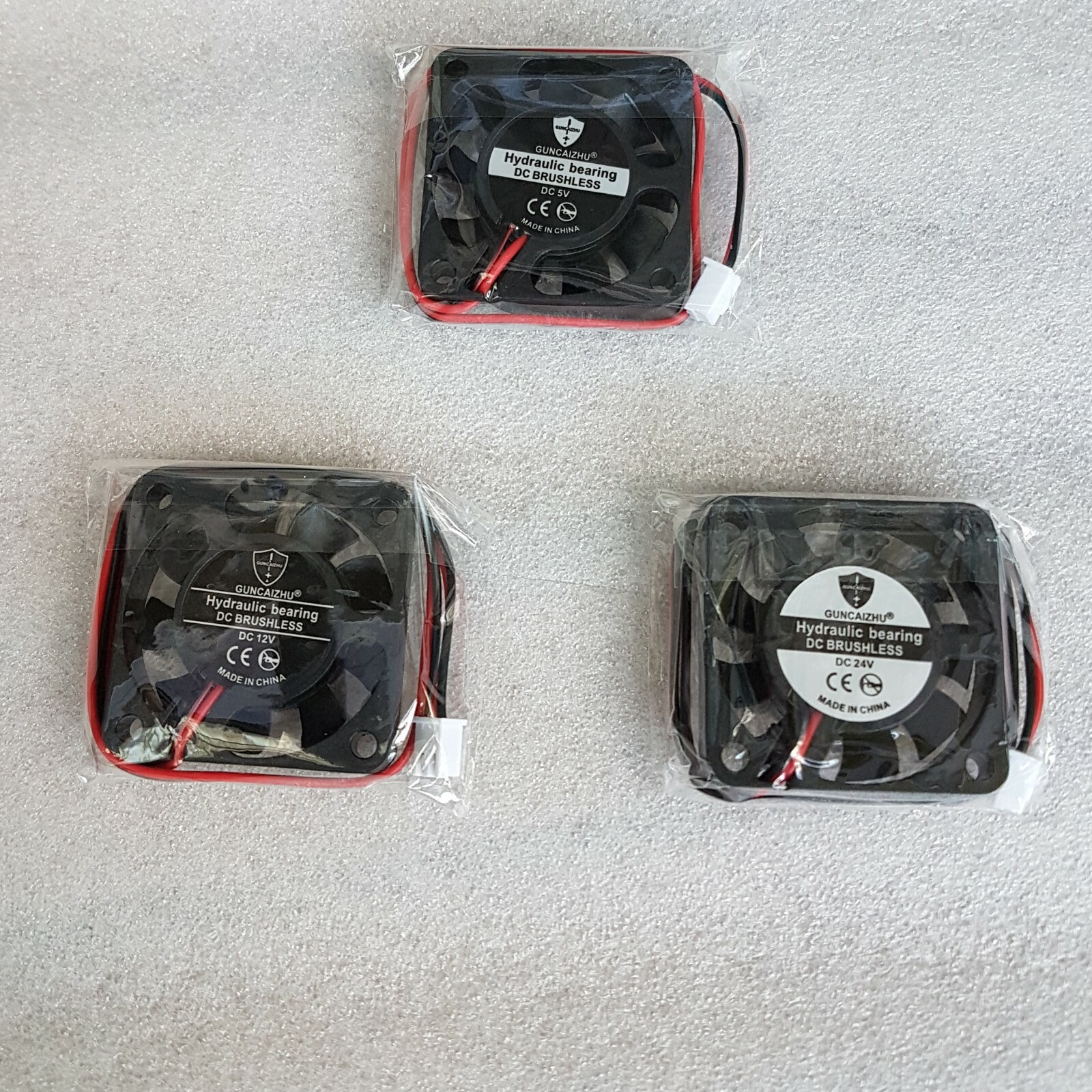 40mm x 40mm x 10mm 4010 5V, 12V, 24V Hydraulic Bearing Brushless DC Cooling Fan