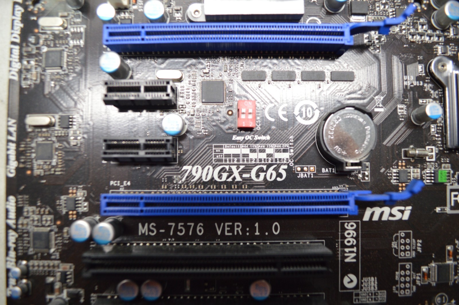 MSI 790GX-G65 AMD Socket AM3 DDR3 ATX Motherboard w/IO Shield