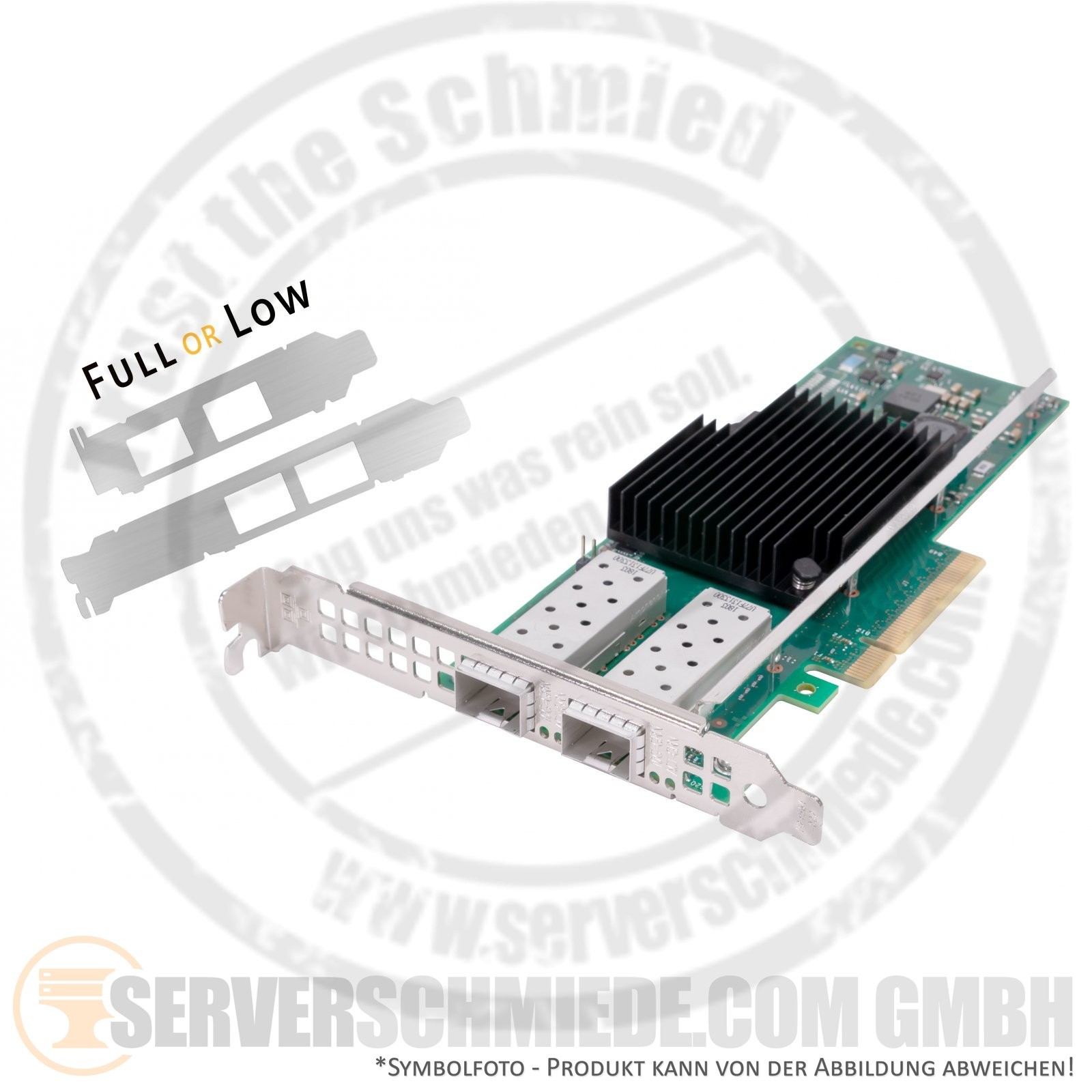 Dell Intel X710-DA2 CNA DP Dual Port 2x 10GbE SFP+ PCIe x8 3.0 Optical Converged