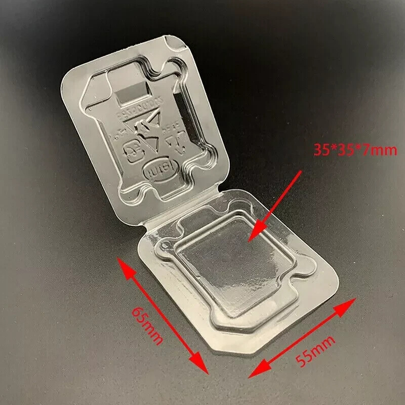(10) Intel CPU Clamshell Tray Case Container For Intel 478 775 1150 1155 1156