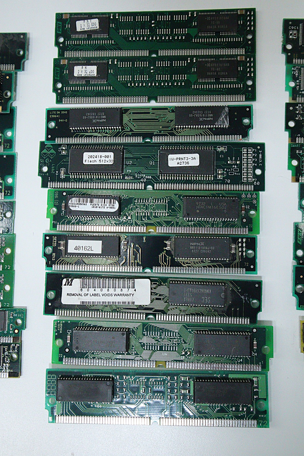 Lot of 36 Vintage Computer and Printer Memory Compaq NEC Samsung Micro EL4835