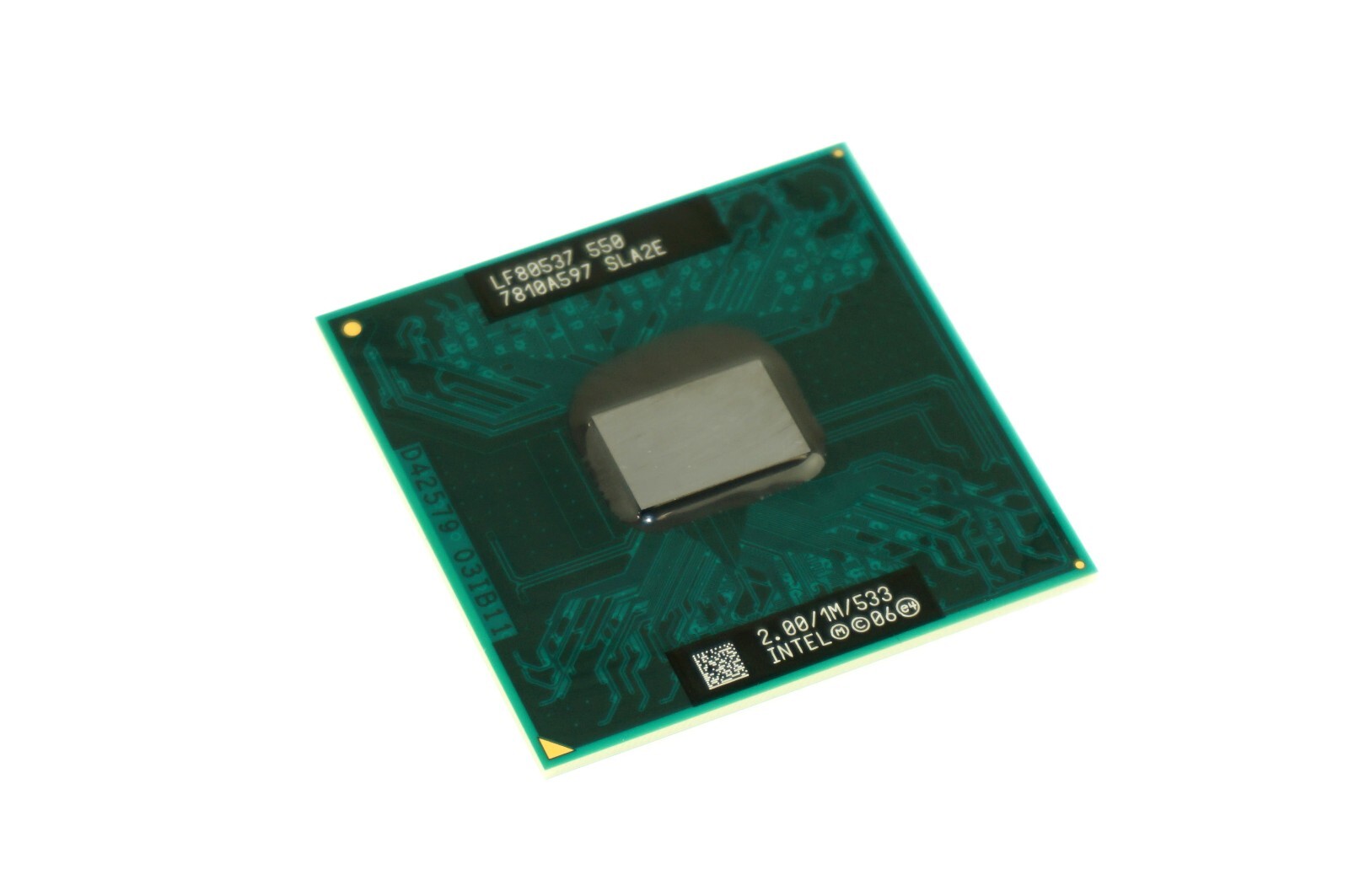 SLA2E GENUINE INTEL M 550 CPU LAPTOP 533 MHZ 2 GHZ SOCKET P (CB62)