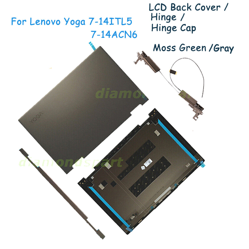 New LCD Back Cover Hinge Cap For Lenovo Yoga 7-14ITL5 82BH 7-14ACN6 7-14ITL5