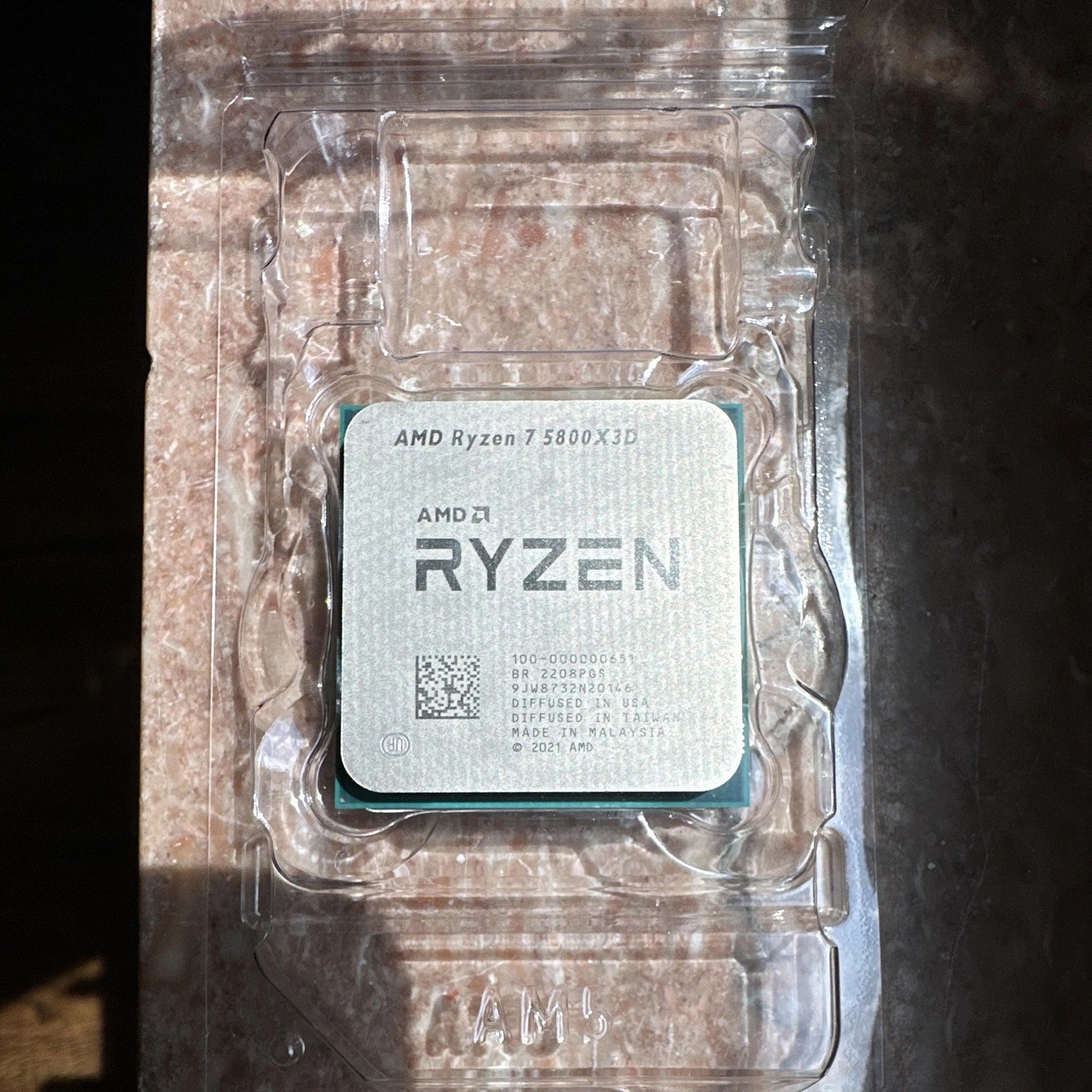 AMD Ryzen 7 5800X3D 8-Core 3.4GHz AM4 CPU 96MB L3 Cache 100-000000651