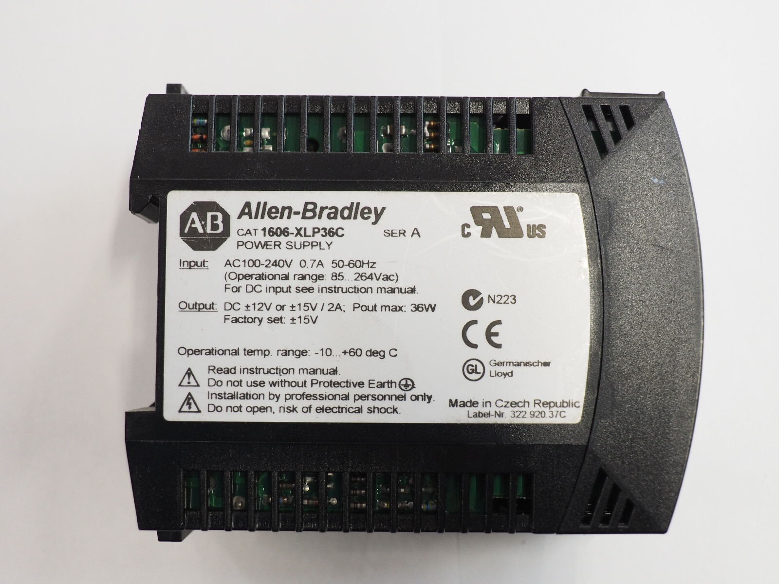ALLEN-BRADLEY 1606-XLP 1606-XLP36C 36W Power Supply