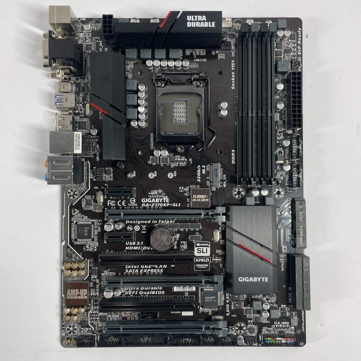 Gigabyte GA-Z170XP-SLI LGA 1155 ATX Intel DDR3 Motherboard