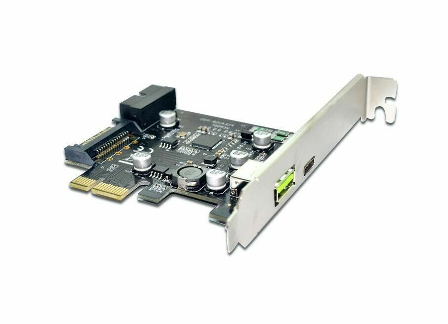 USB3.1 Type C + USB Rapid Fast Charge + Internal 19p 20pin USB3.0 PCI-e Card