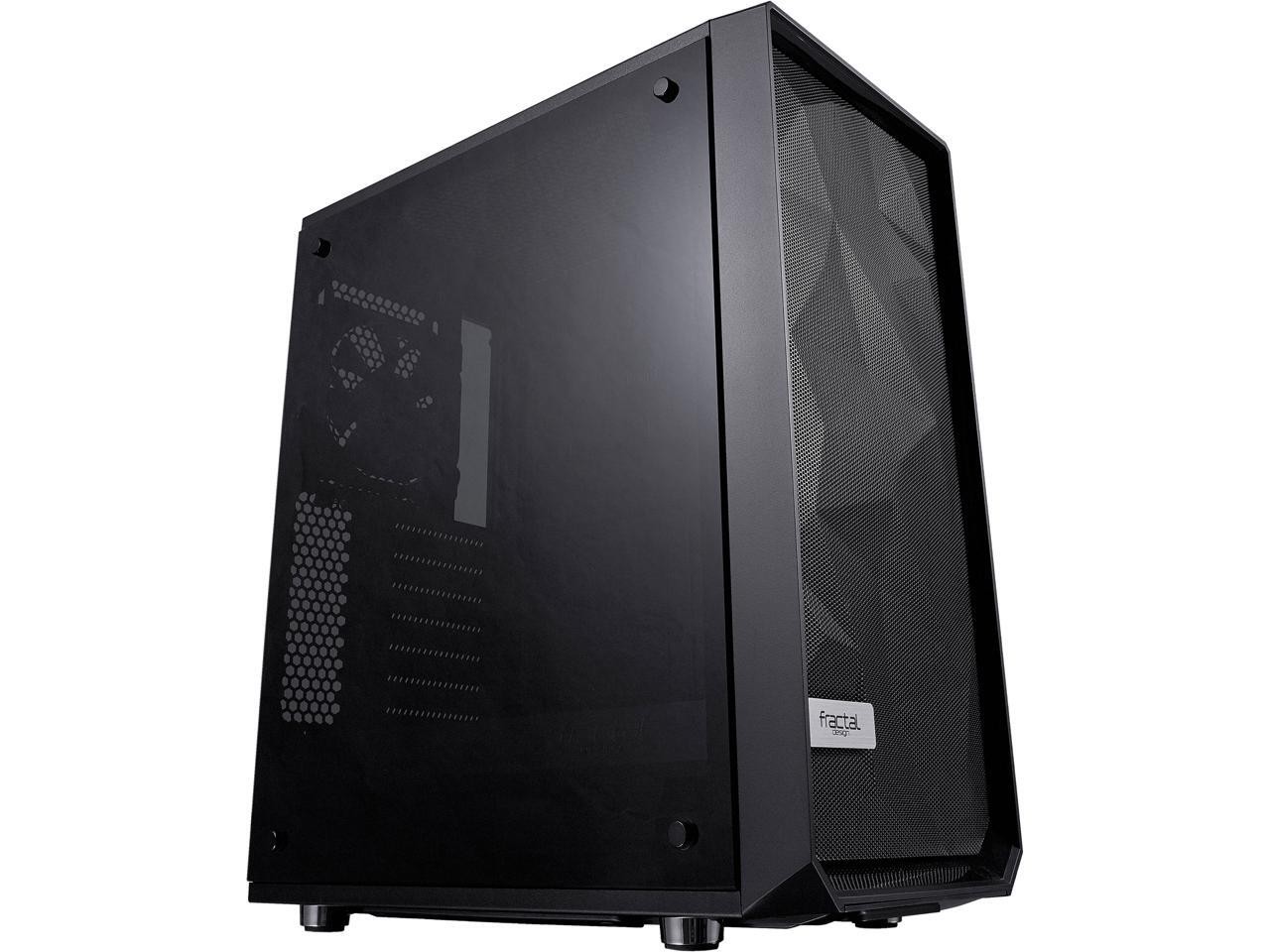 Fractal Design Meshify C Black ATX High-Airflow Compact Dark Tint Tempered Glass