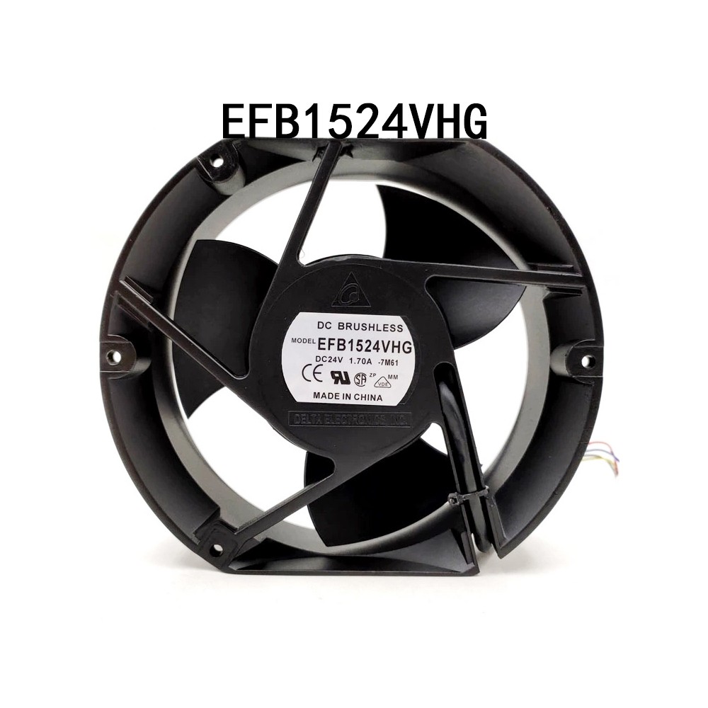 New in box Delta radiator 24VDC EFB1524VHG 1.7A 172*150*51mm Cabinet fan
