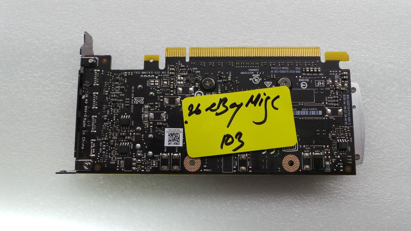 Nvidia Quadro P400 2GB GDDR5 PCIe Graphics Card – Used- Tested