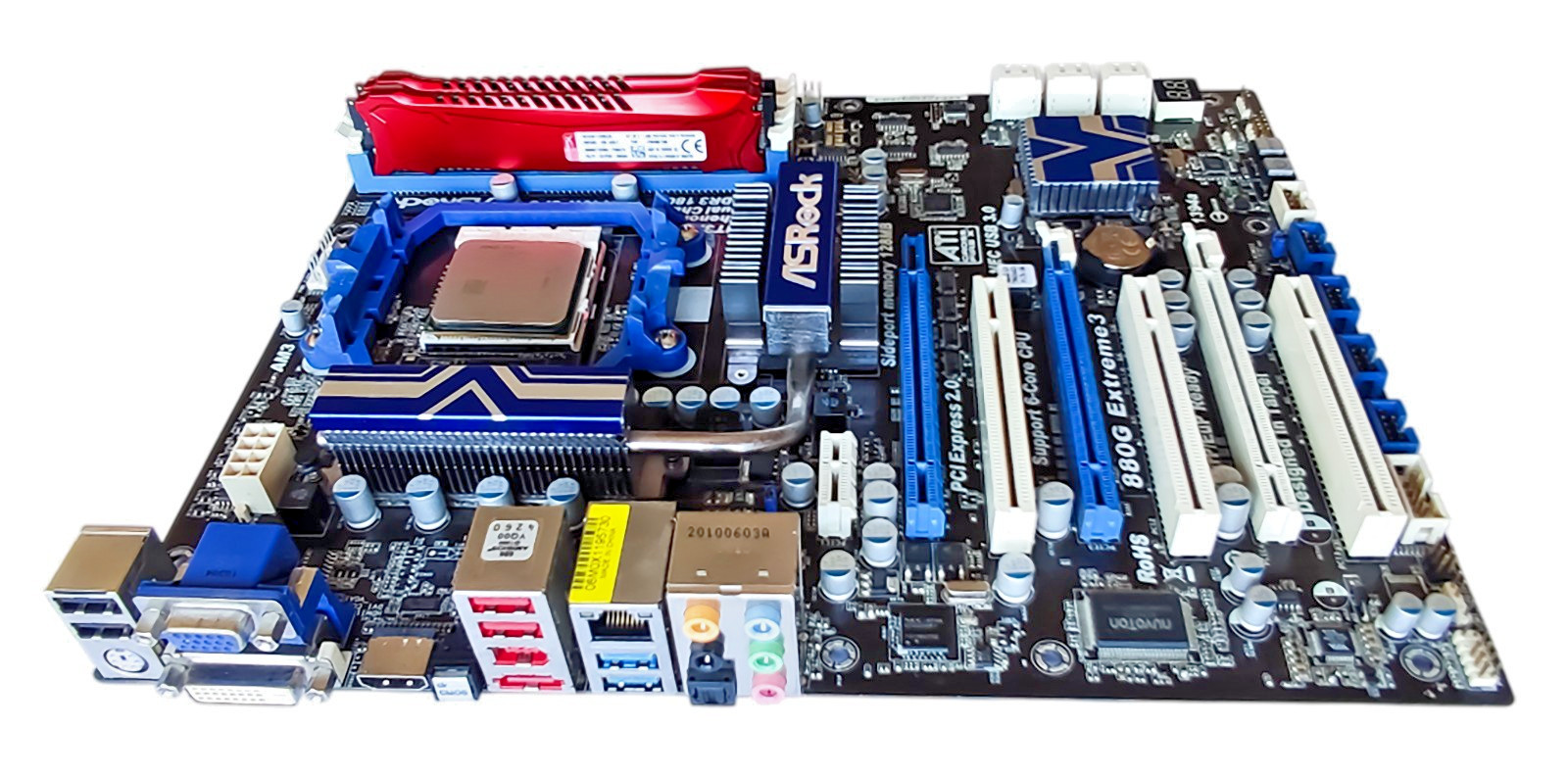 AMD FX-4300 + ASRock 880G Extreme3 + 8GB Kingston HyperX Savage DDR3 – Working