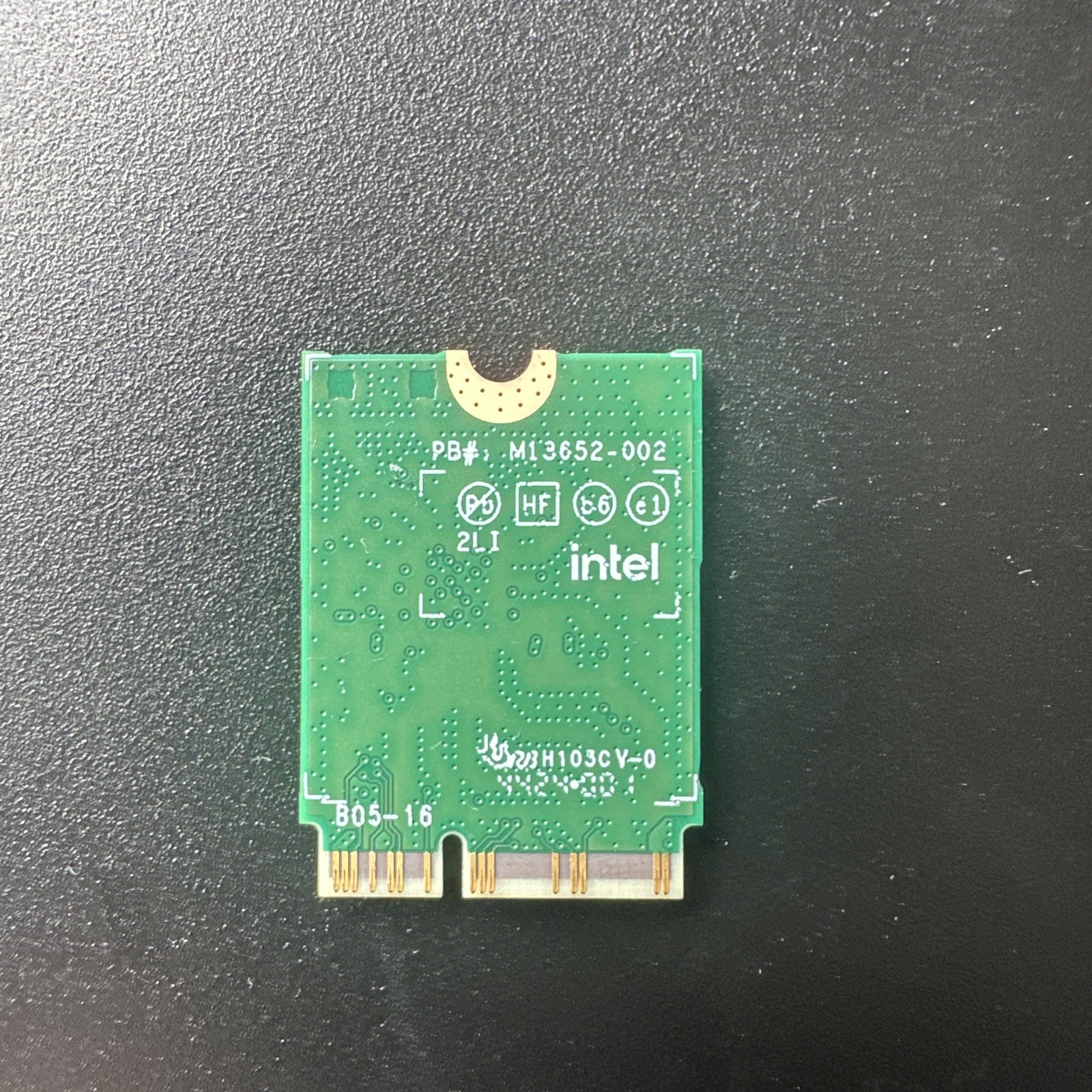 Intel Wi-Fi 6E AX211NGW M.2 2230 Key E 802.11ax Wi-Fi Card
