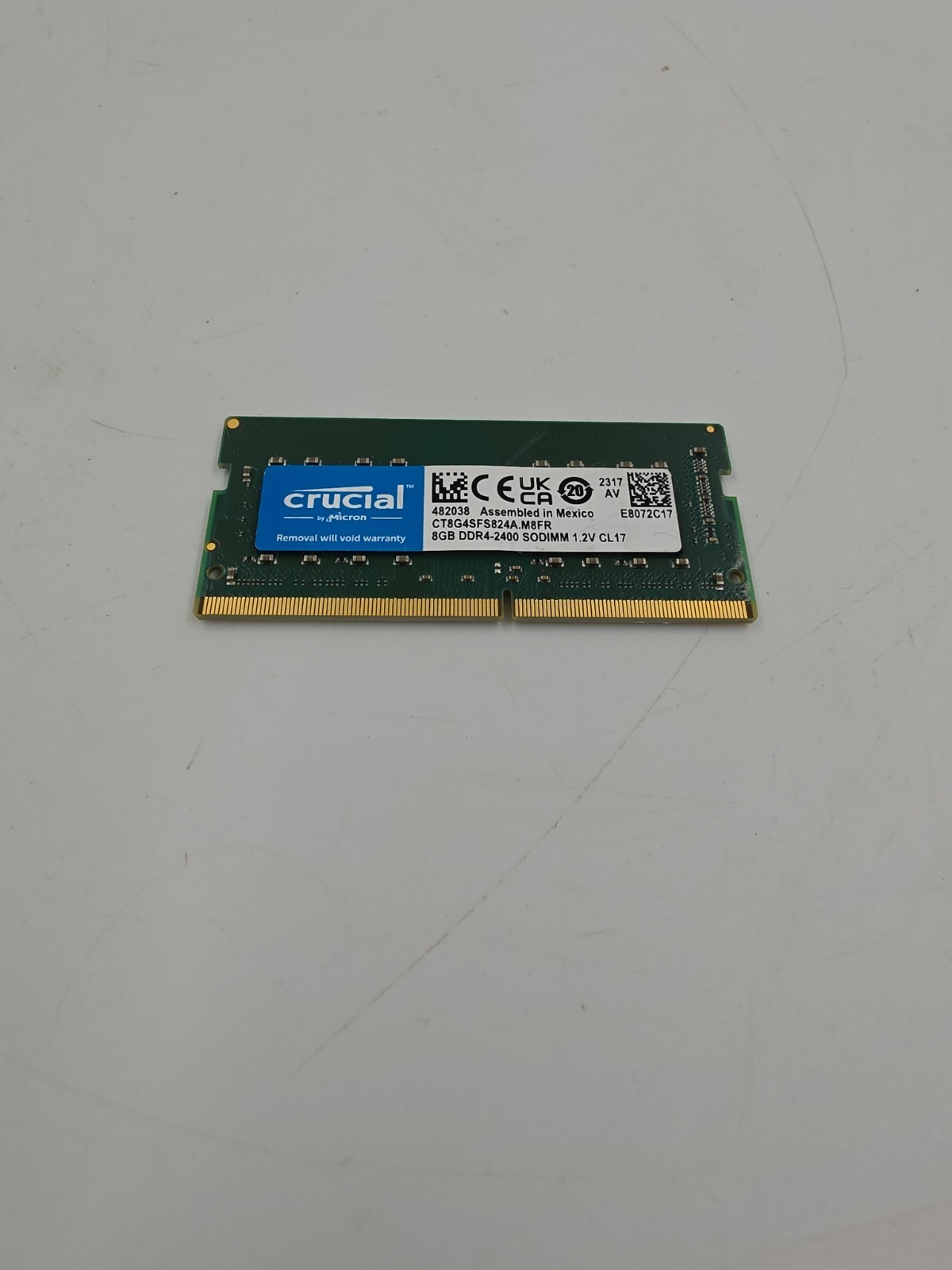Crucial CT8G4SFS824A.M8FE 8GB DDR4-2400 PC4-2400T SODIMM TESTED!