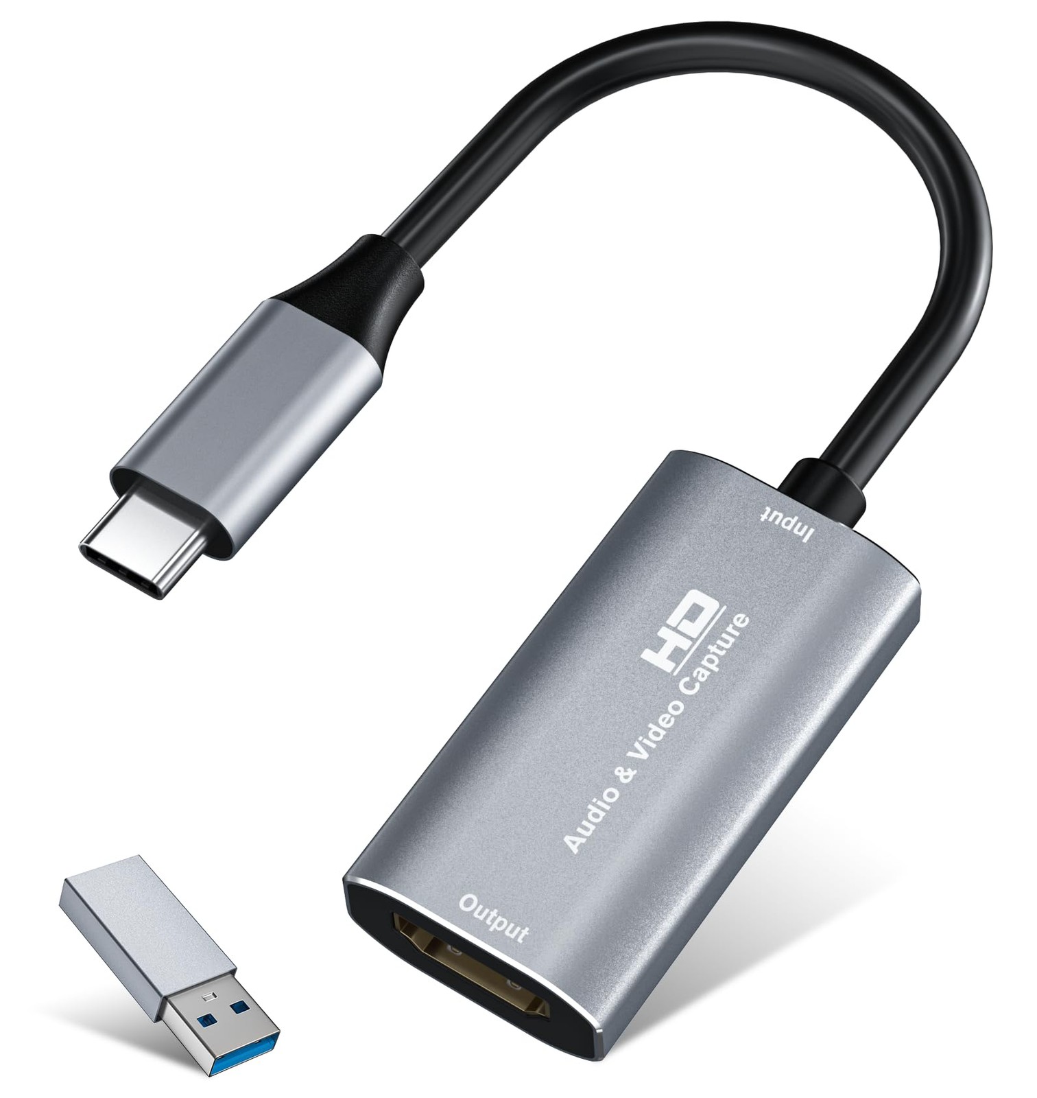 Video Capture Card, 4K USB3.0 HDMI to USB C, 1080P60FPS HDMI Capture Card for…