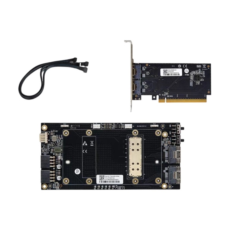 External SXM2 V100 1Channel Adapter Set Fast speed SFF 8654 Cable and PCIE Card