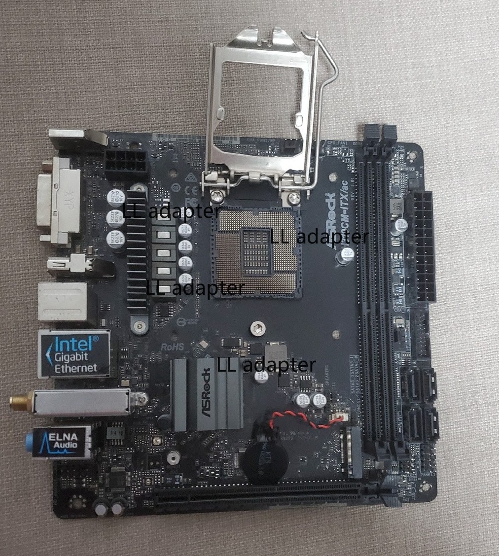 FOR ASROCK H310CM-ITX/ac DDR4*2 32GB HDMI DVI-I DisplayPort 1.2 Motherboard Test