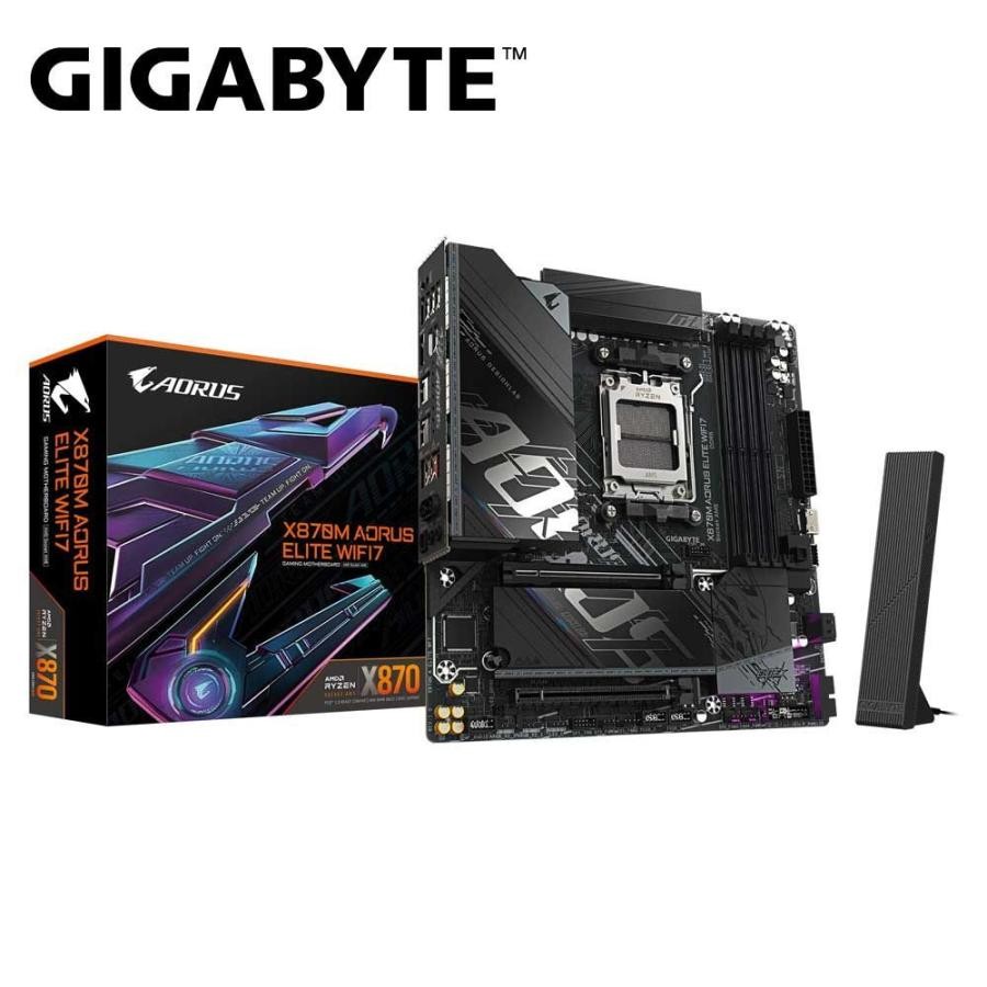GIGABYTE X870M AORUS ELITE WIFI7 AM5 DDR5 mATX Motherboard New from Japan