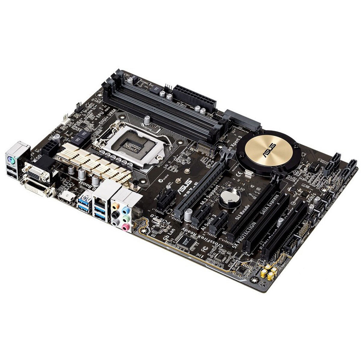 LGA 1150 ASUS Z97-E Motherboard Z97 Chipset DDR3 RAM HDMI USB 3.1 SATA III M.2