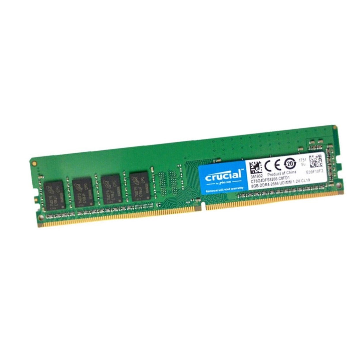 Crucial 16GB 2X8GB DDR4 2666MHz PC4-21300 UDIMM Desktop Memory Ram CT8G4DFS8266